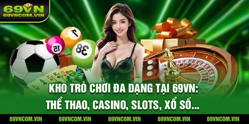 Hàng trăm trò chơi khác nhau từ đường Link 69VN chính thức